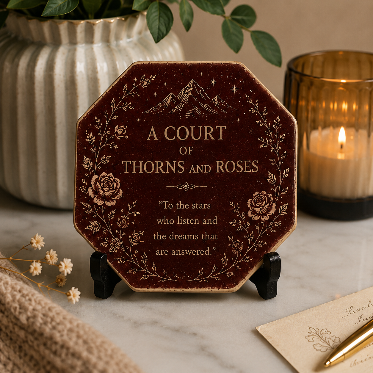 BOOK COASTER – PRE-ORDER ONLY