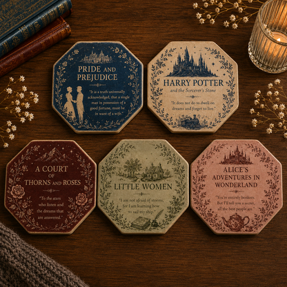BOOK COASTER – PRE-ORDER ONLY