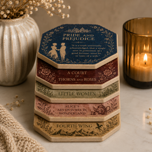 BOOK COASTER – PRE-ORDER ONLY