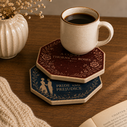 BOOK COASTER – PRE-ORDER ONLY