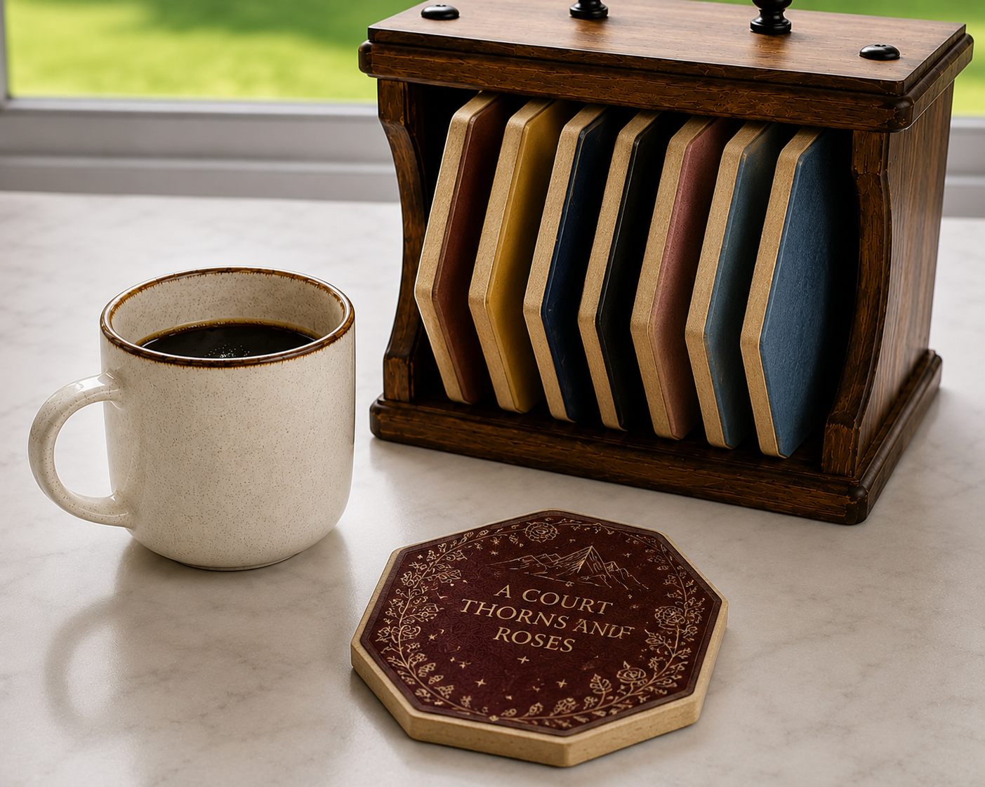 BOOK COASTER – PRE-ORDER ONLY